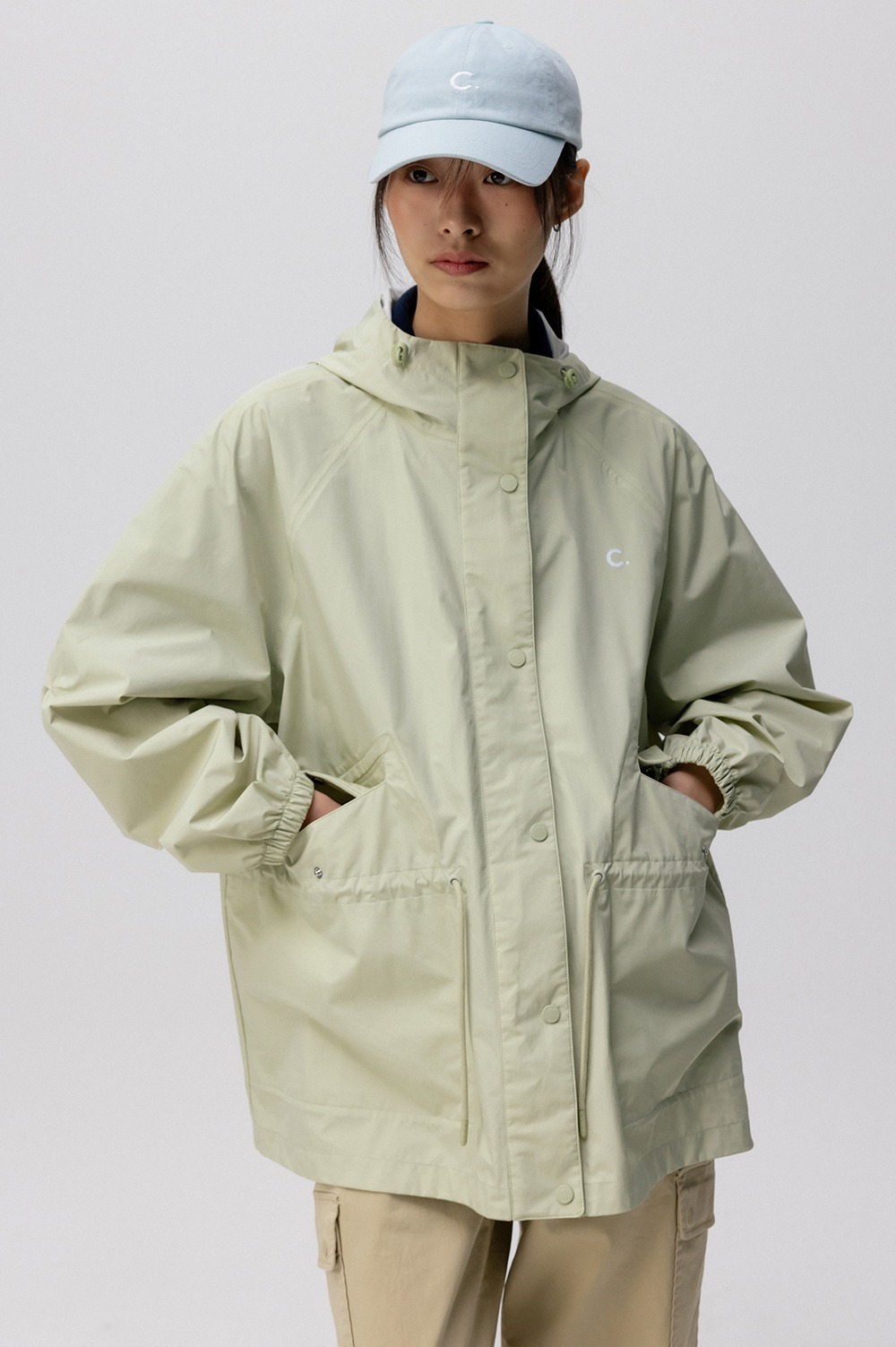 clove - [24SS clove] Rain Jacket (Light Khaki)